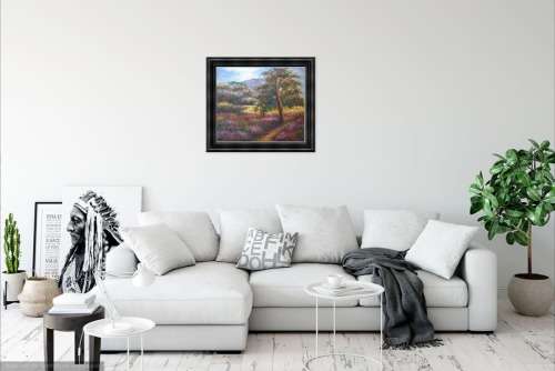 countryside landscape oil painting