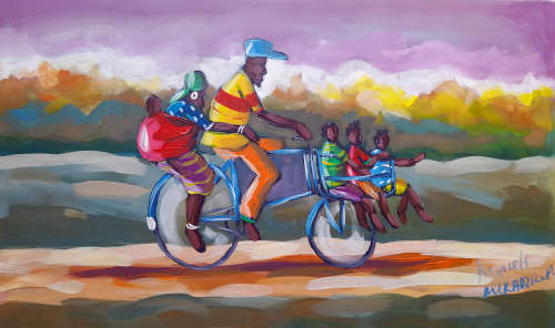 kenneth muradzikwa oil painting