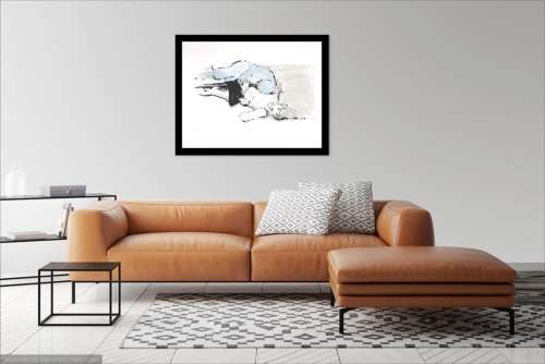 Lisa Brice print - Lisa holds the record for the highest earning living artist in South Africa
