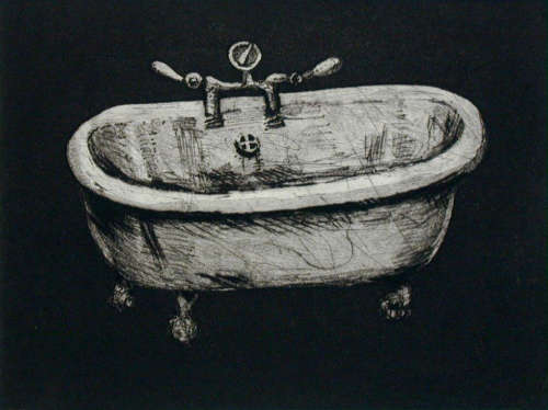 william kentridge - `bath` print