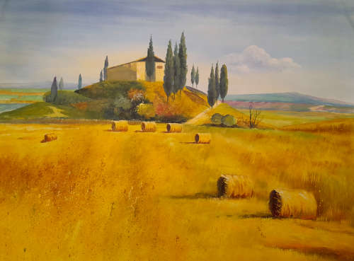 large size landscape oil painting