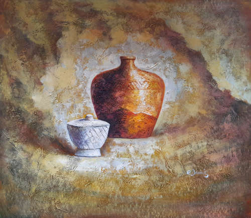 still life oil painting