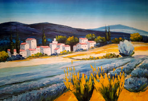 modern landscape oil painting