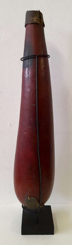 maasai water carrying calabash/gourd vessel artefact