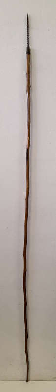 antique batonga hunting barb spear