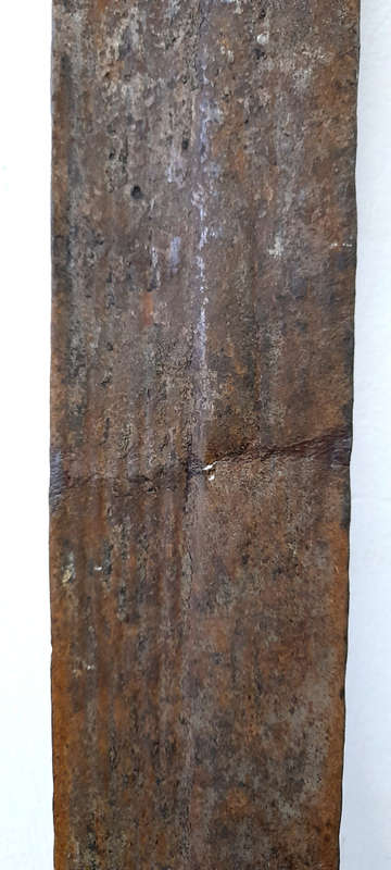 antique african topoke metal spear currency - Democratic Republic of the Congo