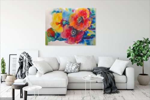 annet ellis floral oil painting