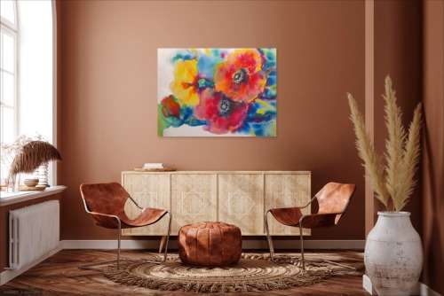 annet ellis floral oil painting