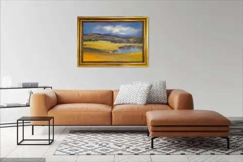 Derric Van Rensburg  oil painting sun city golf course