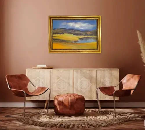 Derric Van Rensburg  oil painting sun city golf course