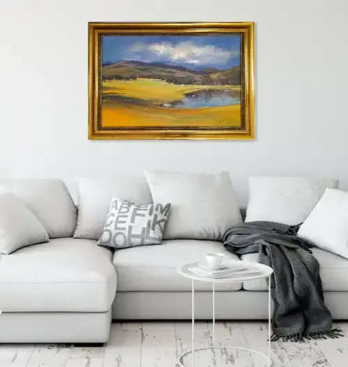 Derric Van Rensburg  oil painting sun city golf course