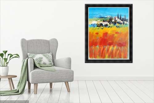 large modern landscape oil painting