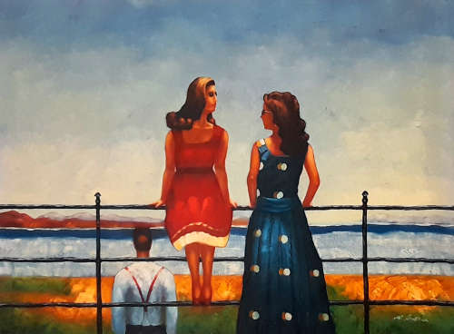large figurative study oil painting