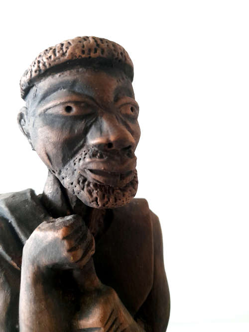 clive sithole fired earthenware figurative sculpture