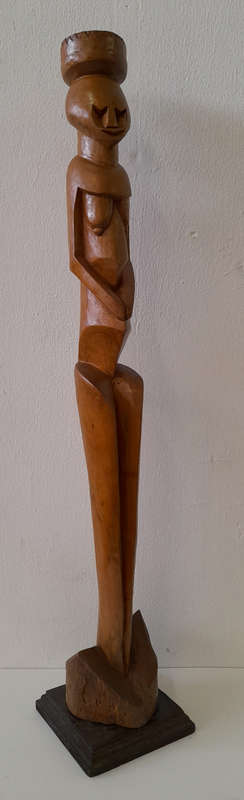 robson shamuyarira - figurative wood sculpture
