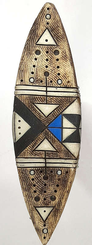 rodney blumenfeld fired ceramic vessel
