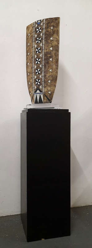 rodney blumenfeld fired ceramic vessel