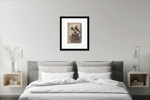 william kentridge - drawing for the refusal of time`unbind the artist` print