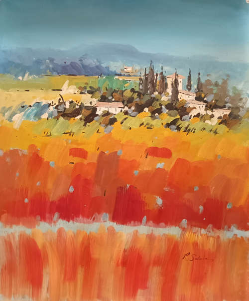 modern landscape oil painting