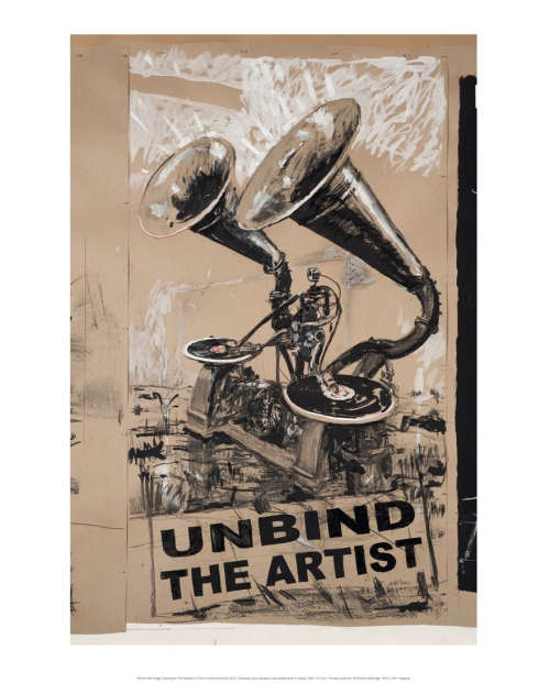 william kentridge `unbind the artist` print