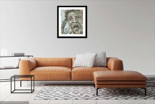 mbongeni buthelezi melted plastic painting