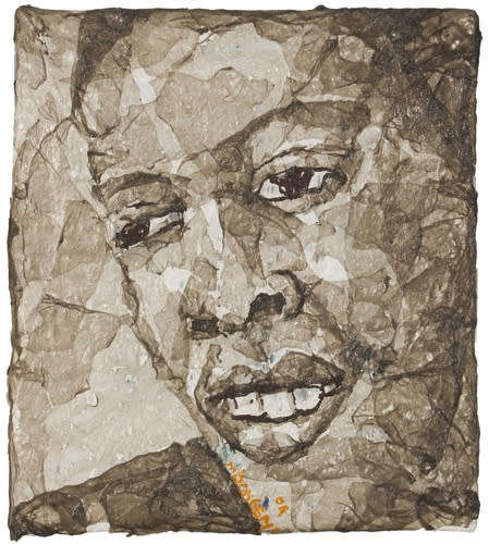 mbongeni buthelezi melted plastic painting
