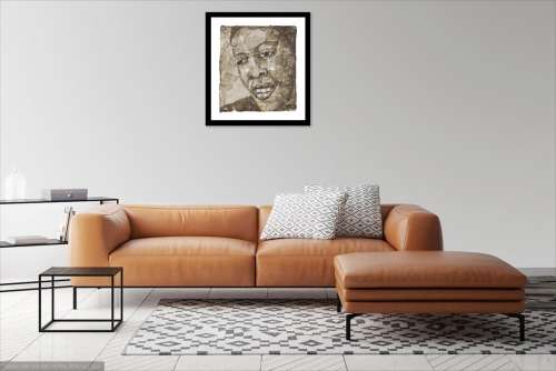 mbongeni buthelezi melted plastic painting