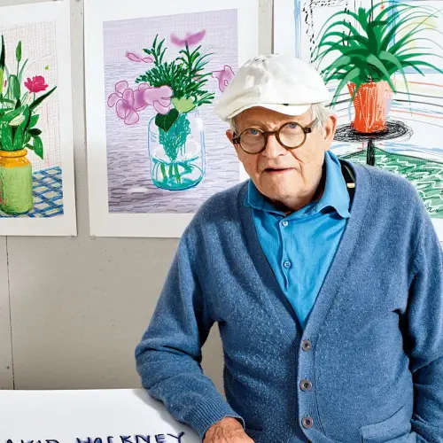 David Hockney - arrival of spring - Royal Academy Of Art print