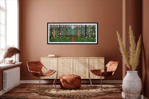 David Hockney - arrival of spring - Royal Academy Of Art print