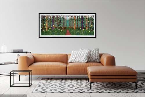 David Hockney - arrival of spring - Royal Academy Of Art print