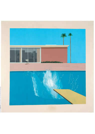David Hockney - a bigger splash TATE print