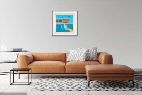 David Hockney - a bigger splash TATE print