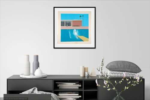 David Hockney - a bigger splash TATE print