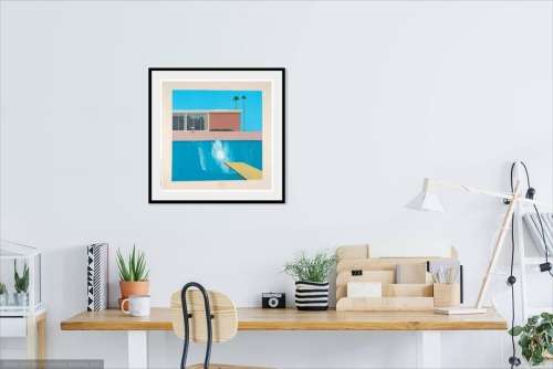 David Hockney - a bigger splash TATE print