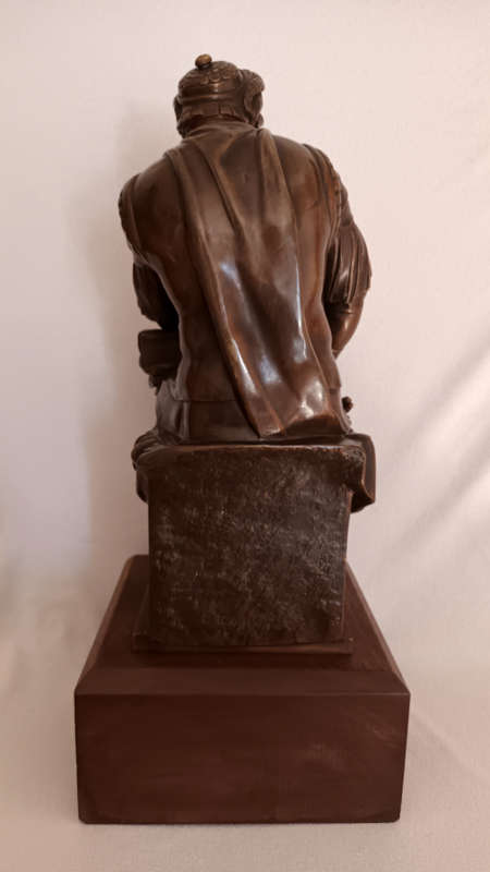 Lorenzo de` Medic Bronze Sculpture