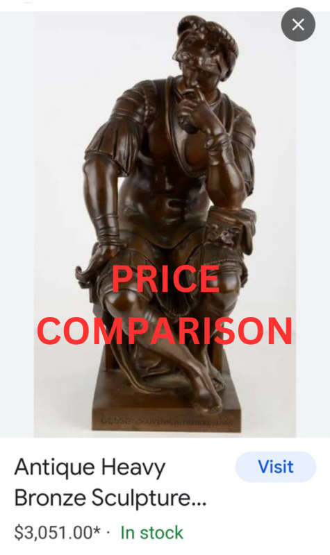 Lorenzo de` Medic Bronze Sculpture