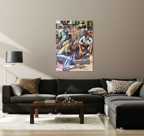 robert machiri oil painting