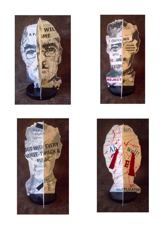 william kentridge - suite of 4 sculptural heads