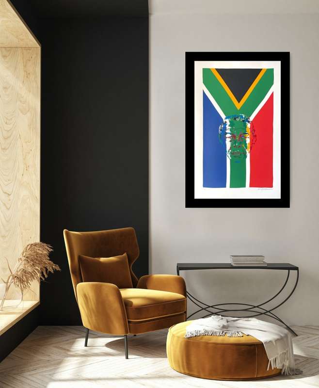 LeRoy Neiman - President Nelson Mandela print