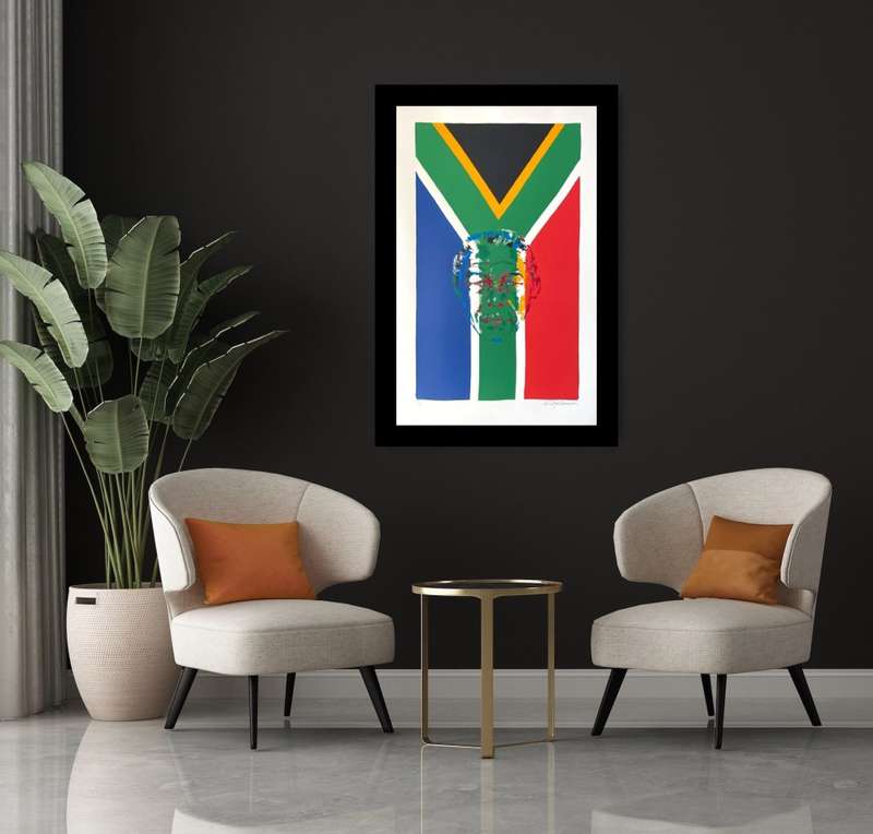 LeRoy Neiman - President Nelson Mandela print