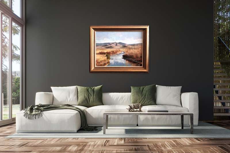 Robert Domijan oil painting