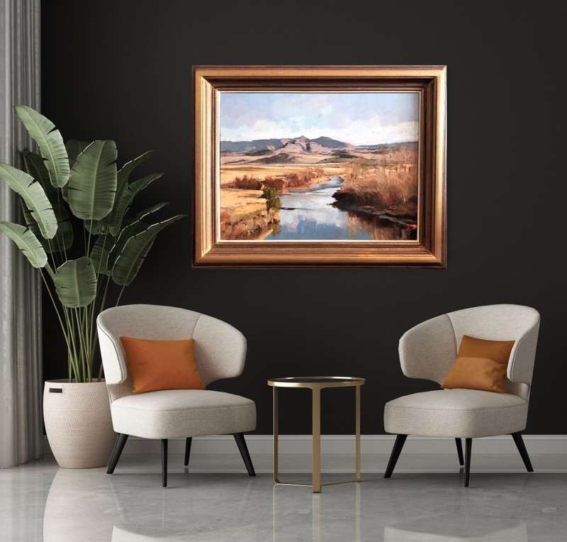 Robert Domijan oil painting