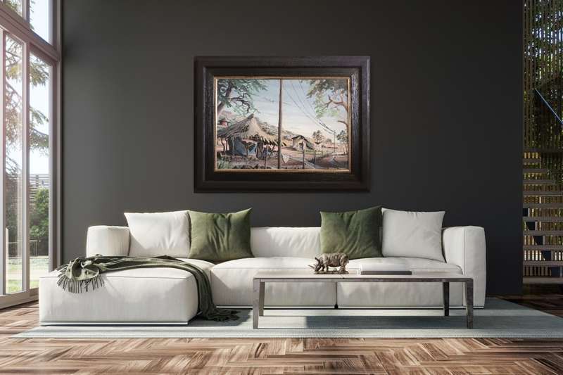 Phillemon Hlungwani oil painting