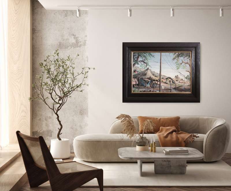 Phillemon Hlungwani oil painting