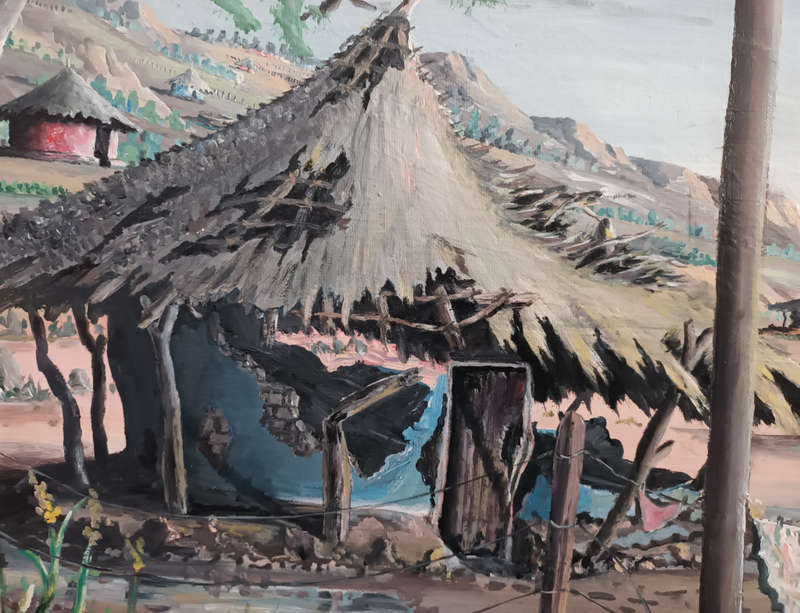 Phillemon Hlungwani oil painting
