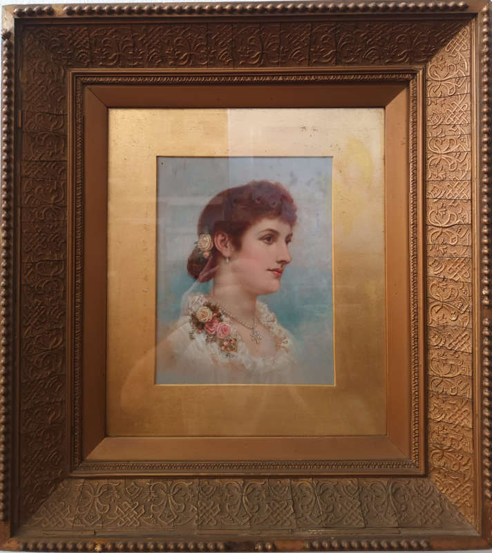 John Seymour Lucas R.A. oil painting