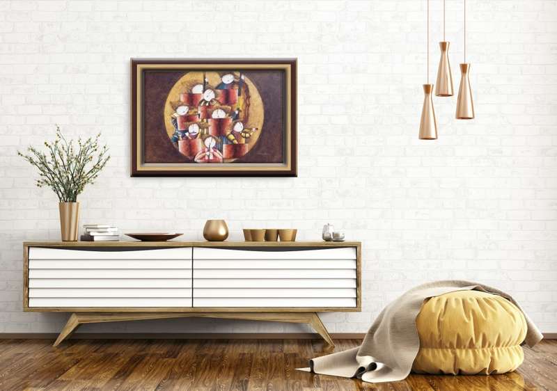 oil painting - the orchestra