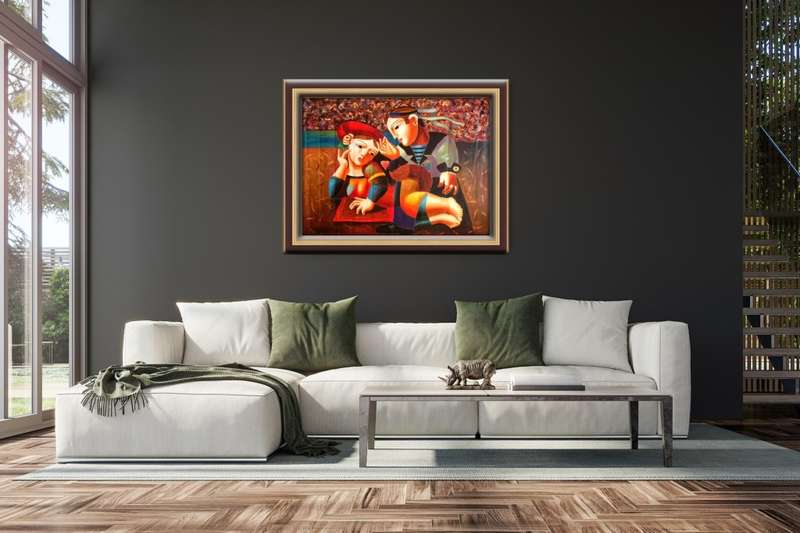 after oleg zhivetin oil painting