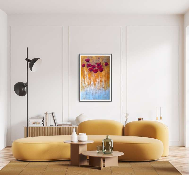 floral oil painting