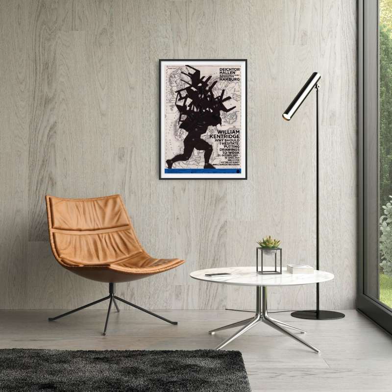 william kentridge - Deichtorhallen Museum exhibition poster